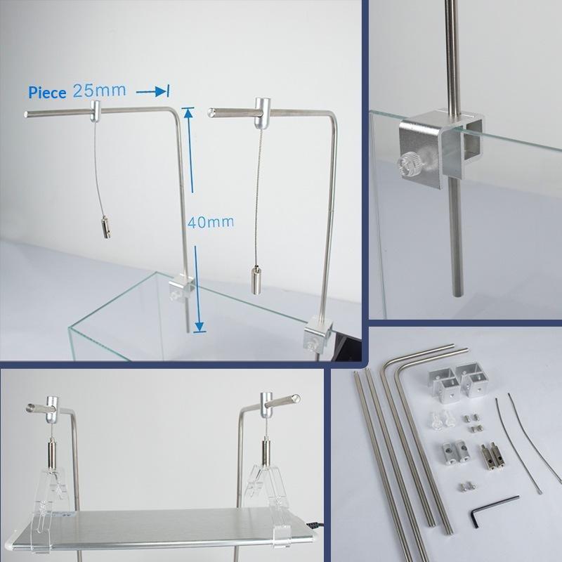 Planted Aquarium Hanging Light - Fish Tank Light Hanging Bracket Height