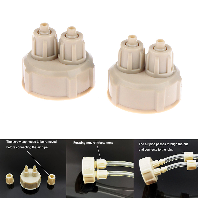 Planted Aquarium Tools - 2Pcs Aquarium CO2 System Tube Valve