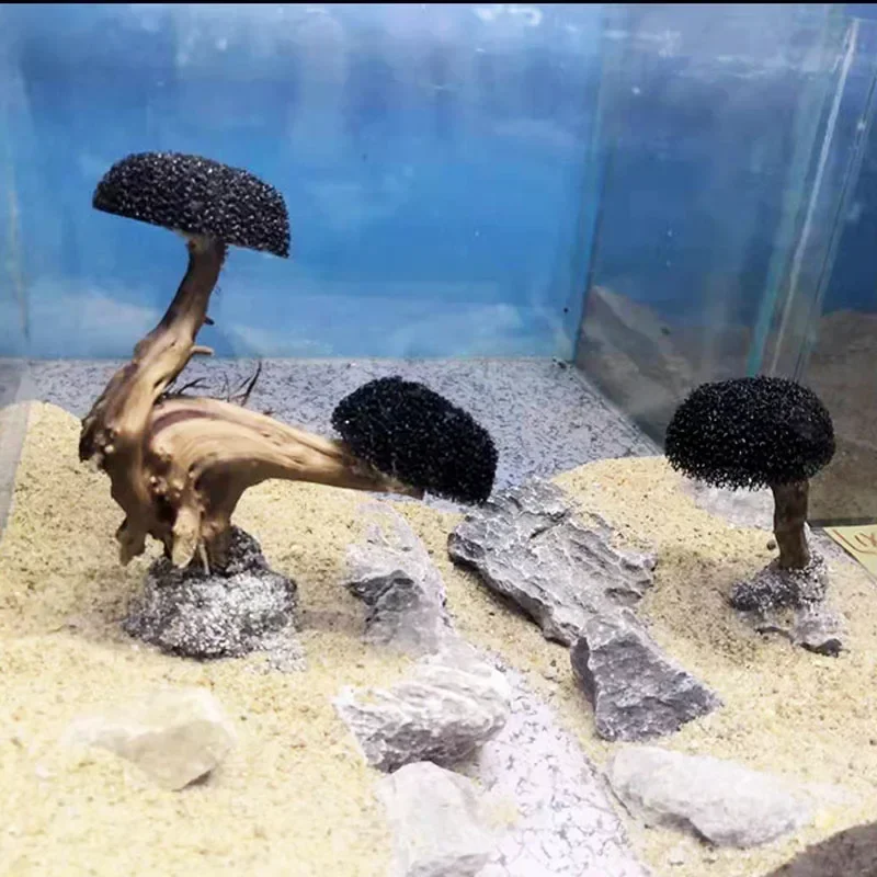 Fish Tank Plant Moss Tree Deco - Aquarium Plant Glue ulasan dan harga