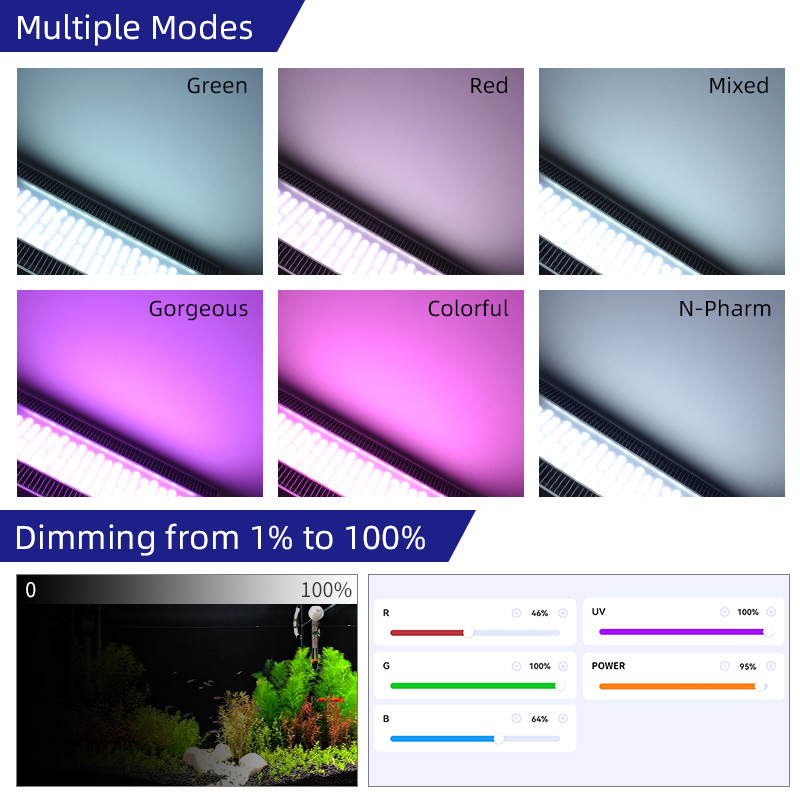 Week Aqua A430Pro LED Aquarium - Planted Aquarium Hanging Light ulasan dan harga