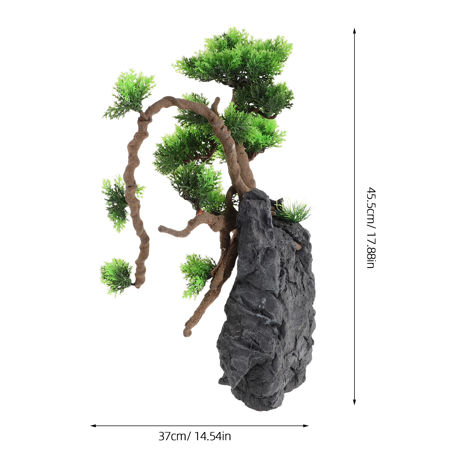 Artificial Aquarium Tree Decor - Planted Aquarium For Goldfish ulasan dan harga