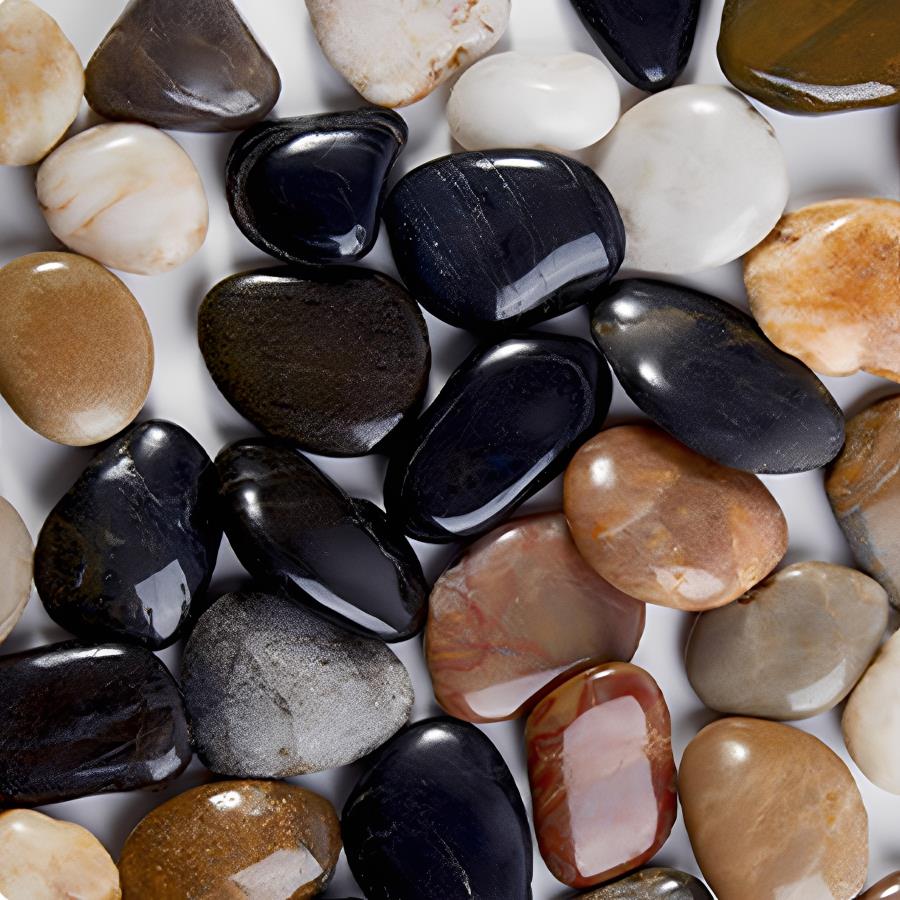 300-700g Smooth River Pebbles, - Aquarium Planted Fish Tank ulasan dan harga