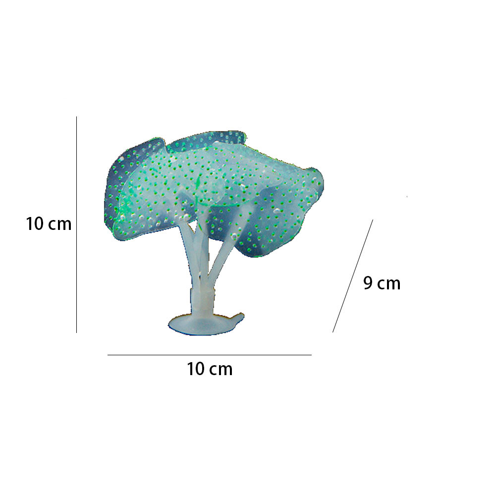 1Pcs Luminous Anemone Artifici - Aquarium Planted Fish Tank ulasan dan harga