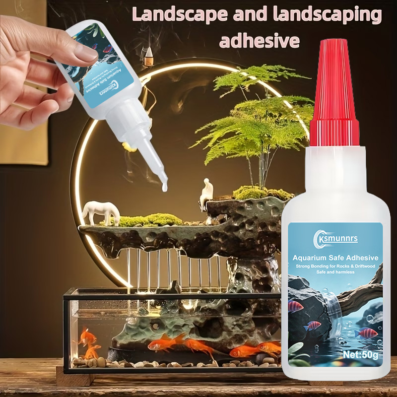 Aquarium Landscape Glue, Quick - Aquarium Plant Glue ulasan dan harga