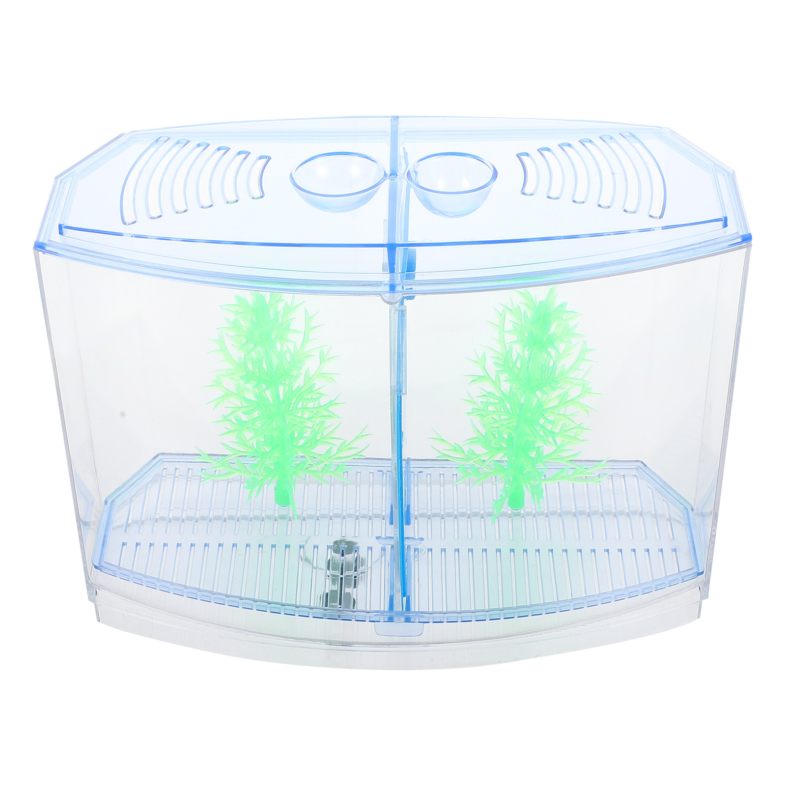 1Set Clear Acrylic Small Fish  - Planted Aquarium For Goldfish ulasan dan harga