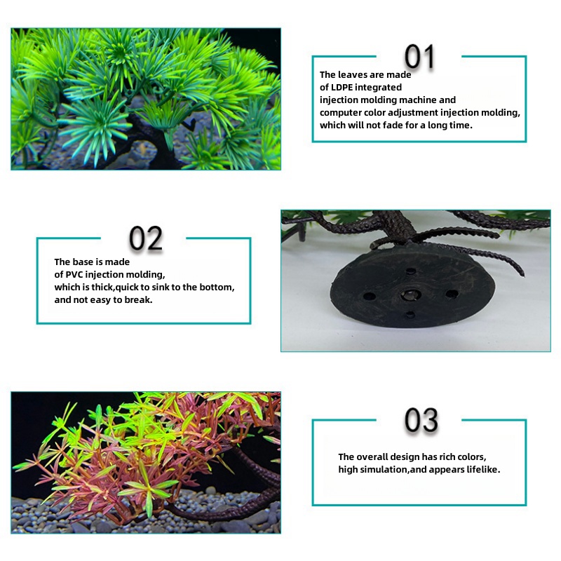 Aquarium Bonsai Tree, Plant, F - Planted Aquarium For Goldfish ulasan dan harga