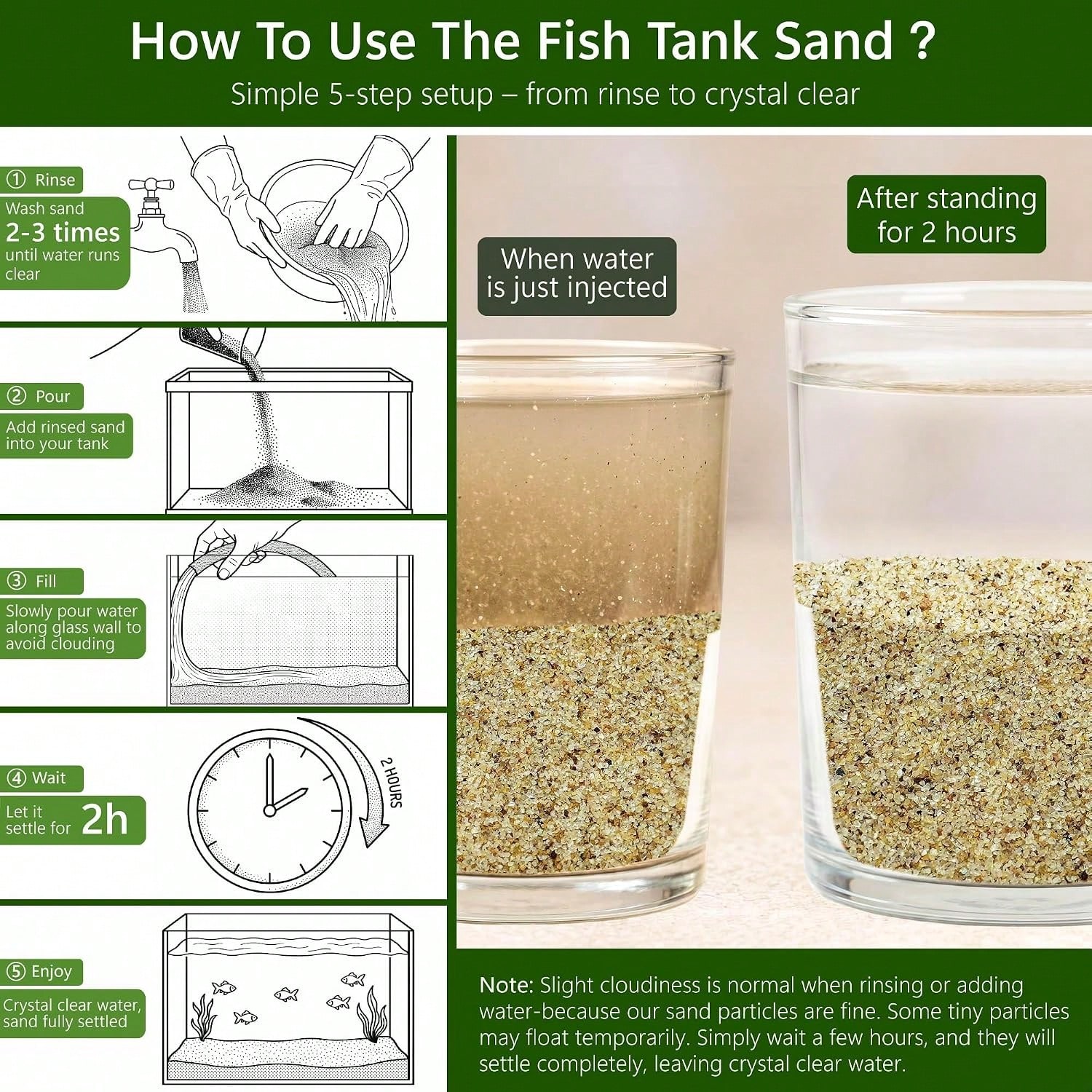 0.4-0.8mm White Aquarium Sand, - Aquarium Planted Fish Tank ulasan dan harga